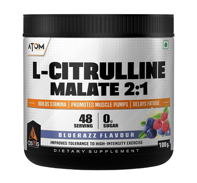 Atom L Citrulline Malate 100 Gm
