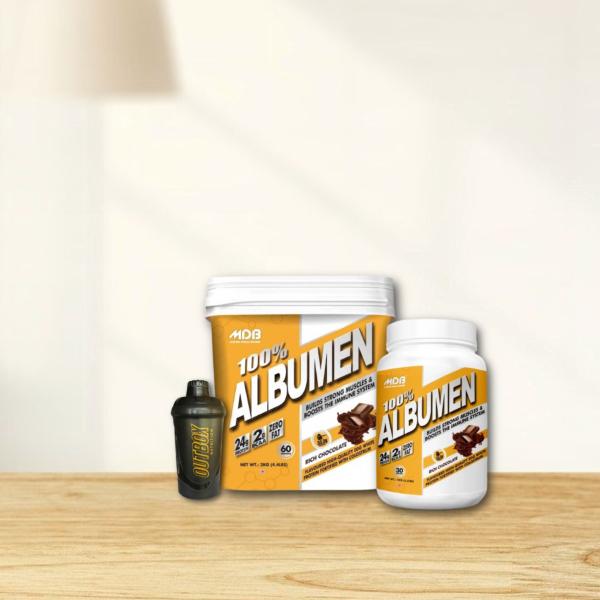 MDB EGG ALBUMEN 2KG| MDB EGG ALBUMEN 1KG|FREE SHAKER COMBO