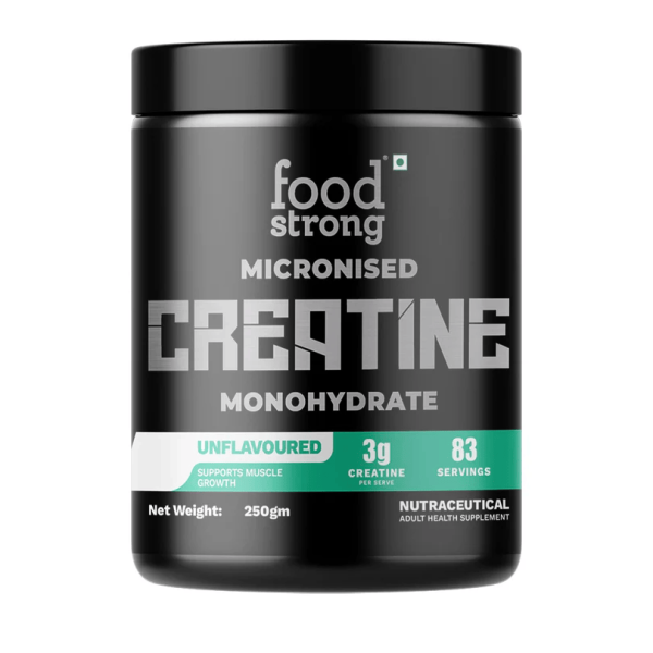 Food strong creatine monohydrate unflavoured