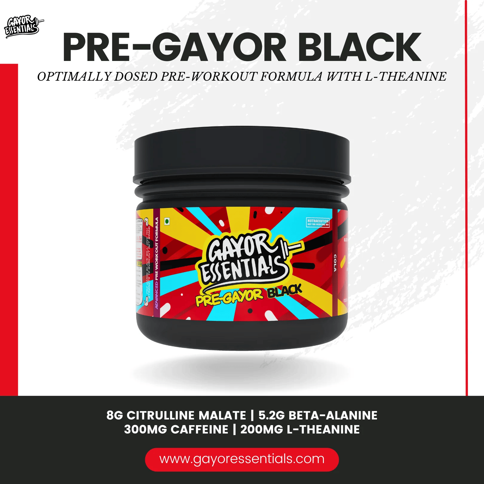 Pre Gayor Black Pre-Workout
